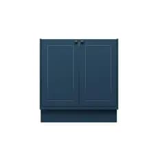 Balcão Cozinha MDF Herval Viana, 2 Portas, Azul Orion, 80 cm