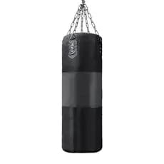 Saco de Pancadas Boxe Reforçado 100CM Com Corrente Treino Muay Thai MMA JustGoFit