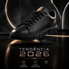 Tênis Masculino Casual Sola Alta Camurça Oversize Básico Casual - Envio Imediato