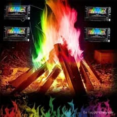 Pó de Fogo Colorido DREAMFOREST 10g/15g/25g/30g para Truques de Mágica em Acampamentos ao Ar Livre J1O5 3WIU LA3I 8754