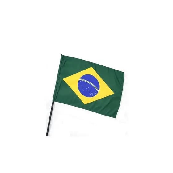 Bandeira Do Brasil Com Haste  60 X 90 Cm Brasil