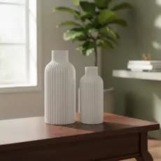 Kit  2 Vasos Decorativos Moderno Ideal para Decorar Sala Quarto Escritório.