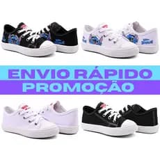 Tênis Infantil Stitch star Menina Menino Escolar Leve Antiderrapante Macio tenis infantil menino