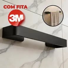 Porta Toalha de Rosto Banho Banheiro Lavabo Acessórios com fita Dupla Face Forte