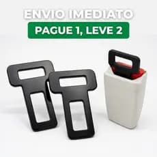 Kit 2 Trava Fivela Cinto de Segurança Anti Beep Anti Alarme Universal Todos Carros