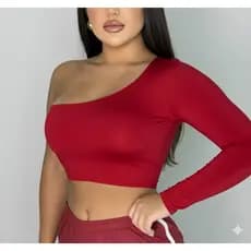 Cropped Mula Manca Feminino Com Bojo Alta Elasticidade