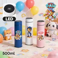 Patrulha Canina Garrafa Térmica 500ml Infantil Lancheira Escola Criança