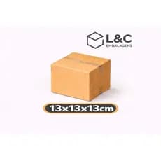 Caixa Papelão Kit 100 13x13x13 e-commerce PAC SEDEX correio envio rápido