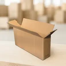 50 Caixas Para Envios 25x5,5x12,5 Correios Sedex Ecommerce Caixa Aba Transpassada Papelão Embalagem