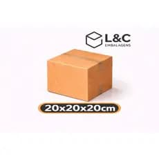 Caixas De Papelão 20x20x20 Para Envios Correios Embalagem Sedex Pac E-commerce