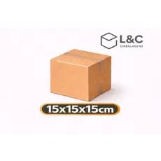 100 Caixas De Papelão 15x15x15 Para Envios Correios Embalagem Sedex Pac