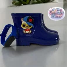 Bota Galocha Infantil masculina Original Leve e Confortável Cachorrinho
