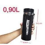 Garrafa Térmica 900ml C/ Tampa Infusor Alça Sport Sitarun Aço Inox Dupla Camada Preta Dourada Prata Pronta Entrega