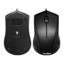 Mouse Óptico Usb 1600 bpi Com Fio Weibo Wb-001 1600 bpi Ergonômico P/ Pc E Notebook pronta entrega