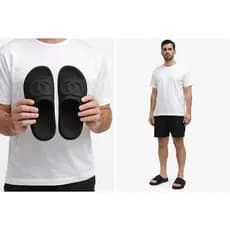 Chinelo Slide Plataforma Masculino Confortável Macio Leve Estiloso Chinelo Nuvem Estiloso