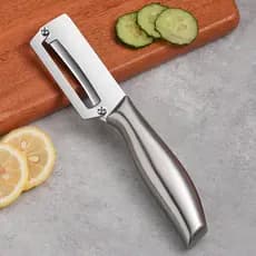 Descascador de aço inoxidável, descascador de abóbora e alface, descascador de frutas e abacaxi, multifuncio