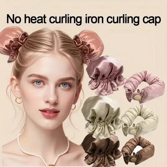 Novo Conjunto de Modeladores de Cabelo BUN BONS para Ondas Grandes, Conjunto de Modelagem de Cabelo Confortável para Dor