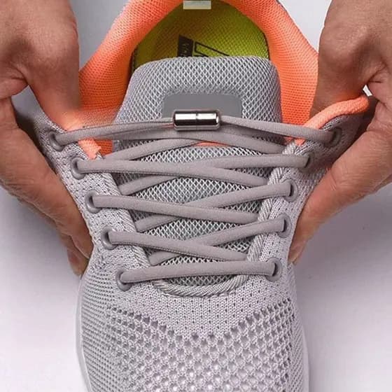 1 Par De Sapatos Elásticos Preguiçosos Mágicos Sem Rendas E Fivelas De metal Tênis Neutro Para Crianças Adultos De Futeb