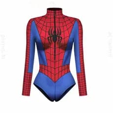 Novo Macacão Super Spider Fato De Aranha Feminino
