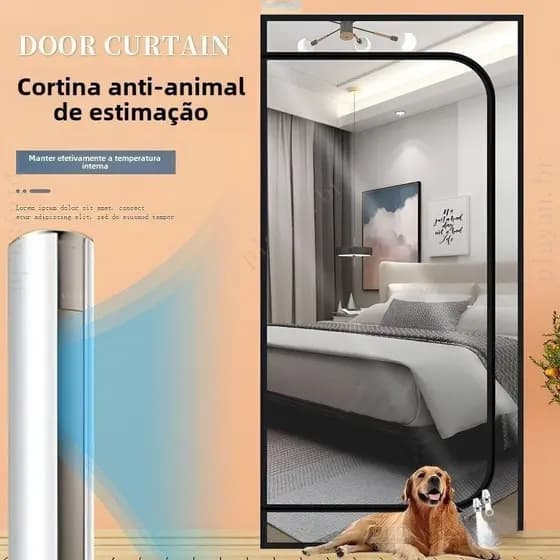 Grande tamanho da porta anti-gato porta anti gato de tela para gatos cerca tela de proteção para porta