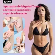 Aparador de Pelos Feminino 2 em 1: Bikini e Corpo Todo, à Prova d'Água