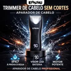 Aparador Corporal Íntimo Masculino IPX7 Sem Cortes LED Recarregável Sem Fio