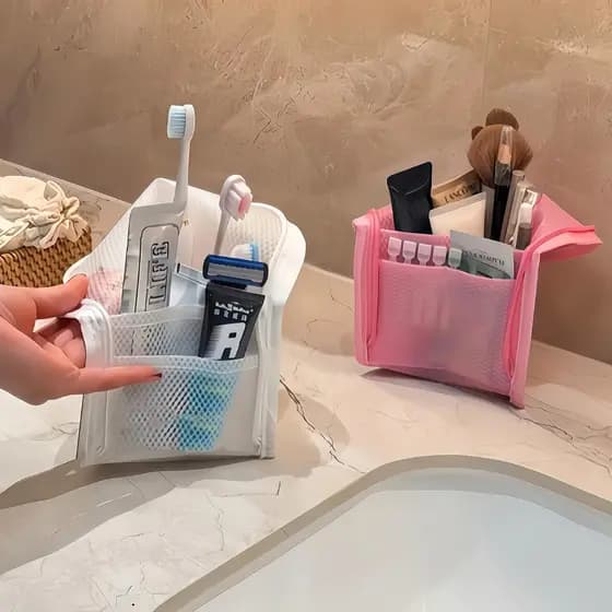Bolsa Organizadora Multifuncional Para Cosméticos E Produtos De Higiene Pessoal , Portátil À Prova D'água Viagens , Banh
