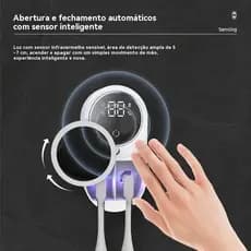 Esterilizador De Escova De Dentes UV-C , Indução Automática E Sistema De Circulação De Ar