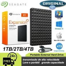 Seagate Original Hd Externo 1TB/2TB/4TB USB 3.0 Disco Rígido Móvel Portátil Para Computador
