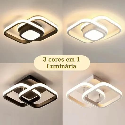 Luminária De Teto Led Decoração Minimalista Moderno Pendente Lustre Plafon para Sala Quarto Ceiling Light 110V-220V.