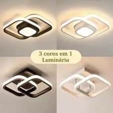 Luminária De Teto Led Decoração Minimalista Moderno Pendente Lustre Plafon para Sala Quarto Ceiling Light 110V-220V.
