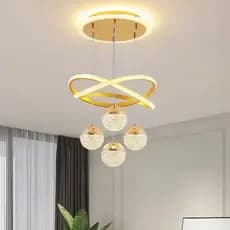 3 Cores Em 1 lustre para sala Lustre Sala De Jantar Luz Novo Estilo Cozinha Simples E Moderno Quarto!!