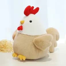 Brinquedo De Pelúcia Boneca De Frango Bonito Galinha Macio E Confortável Galo Menina Dormir Travesseiro Crianças