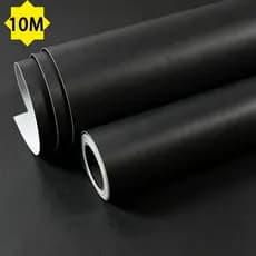 Papel Contact Adesivo 5/10/15/20 Metros Preto Fosco Lavável Promoç--Envio imediato