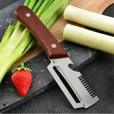Descascador de frutas multifuncional para uso doméstico, descascador de aço inoxidável para cana-de-açúcar, abacaxi, alf