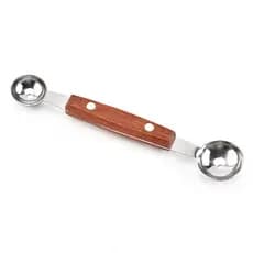 Colher para frutas, colher para melancia, faca de corte em aço inoxidável, bolo de sorvete, colher para melão de inverno