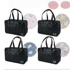 Bolsa de Uniforme JK Chiikawa de Desenho Japonês, Grande Capacidade, Bolsa de Mão, Ombro e Axila, Estilo Universitário,
