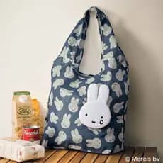 Item de revista japonesa: Bolsa de compras de grande capacidade Miffy em tecido Oxford, bolsa ecológica dobrável, sacola