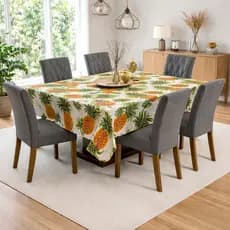 Toalha de Mesa Grande 6 Lugares 2,20x1,40 Gorgurinho Estampa Moderna Elegante
