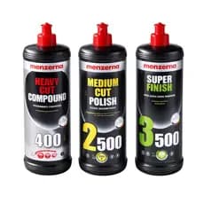 Kit Menzerna 3 Produtos De 1 KG Heavy Cut 400 + 2500 + 3500