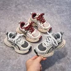Tênis Infantil Casual Chunky Respirável Conforto Leve - Menino Menina Corrida Uso Diário