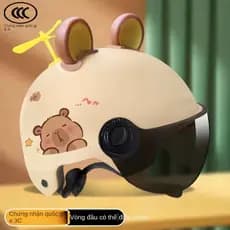 Capacete Infantil 3C – Fofo, Seguro e Ajustável para Meninos e Meninas