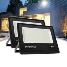 KIT 2 a 8 Refletor LED 800W Holofote Super Potente à Prova d'Água Área Externa Econômico IP67 Bivolt
