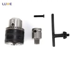 Kit Mandril 13mm (1/2") com Adaptador Uso em Furadeira e Chave de Impacto Alta Resistência