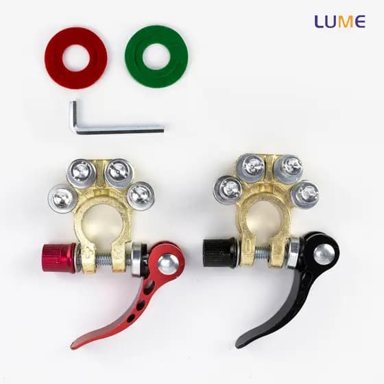 Kit Conectores Bateria 12V 24V Engate Rápido Positivo Negativo Instalação Fácil e Segura