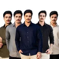 Camisa Social Masculina Manga Longa Casual Algodão Linho Alta Qualidade