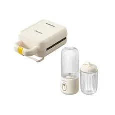 [Venda em Conjunto] Gaabor Sanduicheira Elétrica SM60M + Espremedor de Frutas Portátil 350 ml + 280 ml FP03T