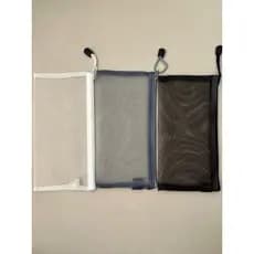Necessaire Estojo Organizador Viagem Branco Preto ou Cinza