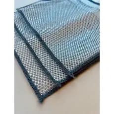 KIT Pano de Limpeza Malha Metálica de Aço Prata 20×20cm para Cozinha Panelas e Louças