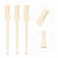 Kit 3 Aparador De Pelos Nariz Ouvido Manual Reutilizável Cortador Nasal Sem Bateria Portátil